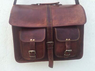 Handgefertigte Leder Laptop Umhängetasche Business Messenger JMB
