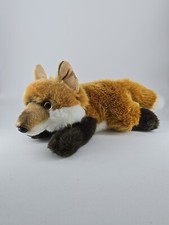 Miyoni Lying Red Fox Plush Stuffed Animal by Aurora 11 Inch Realistic Plush