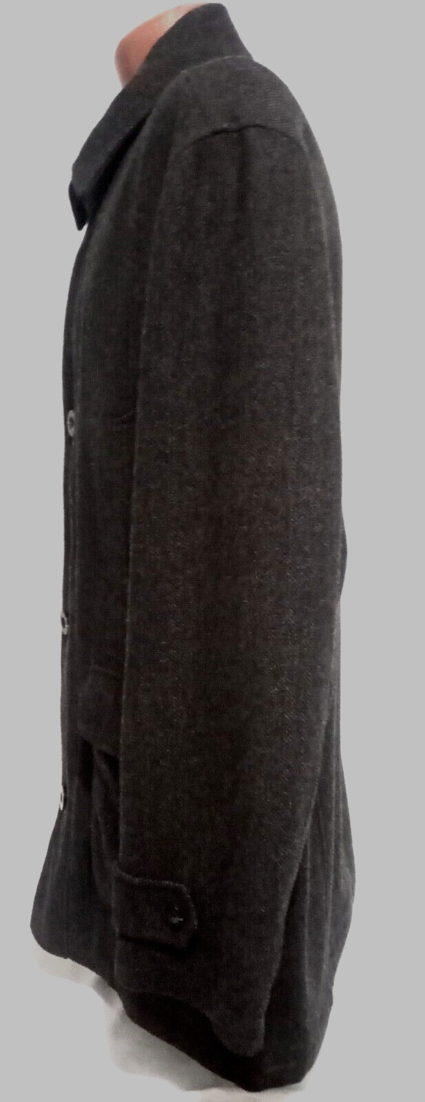 RARE VINTAGE PENDLETON HERRINGBONE DARK BROWN 1OO… - image 9