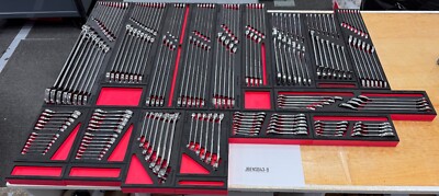Snap-on Tools NEW 193pc Complete Cloud 9 Wrench Foam Drawer Master