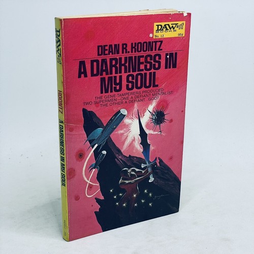 Science Fiction A Darkness in My Soul Dean R. Koontz 1972 Paperback DAW First - Picture 2 of 12