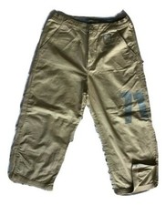 Boy Nike Air Fitness Cotton Beige Bermuda Trousers Size 16 years