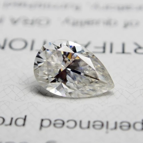 GRA D Color Loose Moissanite Stones Diamond Round Cut / Oval / Pear / Radiant - Picture 14 of 24