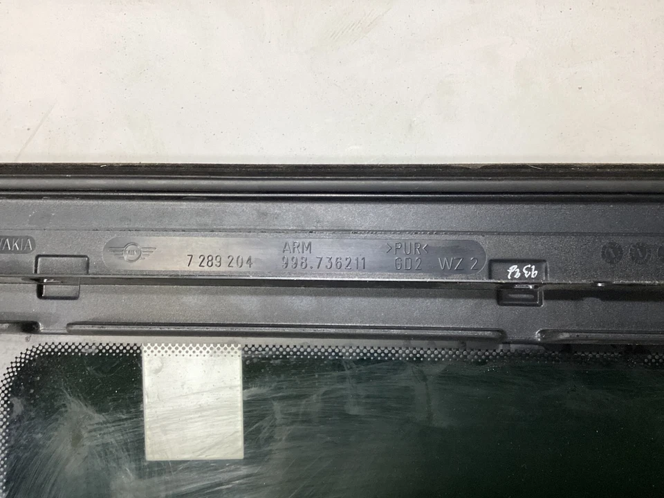 2007-2016 MINI COOPER Panoramic Sunroof Front & Rear Glass OEM . - Image 2 of 4