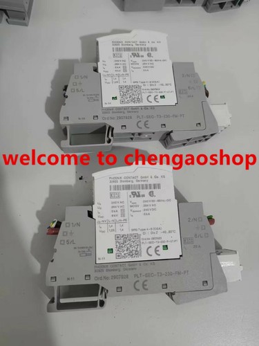 1pc USED Pheonix PLT-SEC-T3-230-FM-PT 2907928 Contactor TESTED #V4F0 CH ...