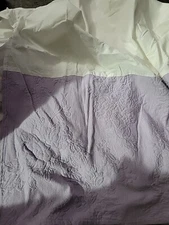 The Company Store Lavender Matelasse  15in Drop Queen Bedskirt 2 Standard Shams