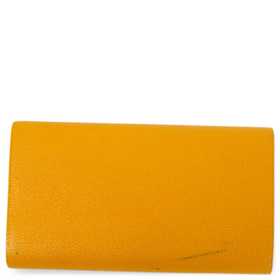 65098 auth HERMES Jaune yellow Mysore leather CAHIER ROULE Roll 65098 auth HERMES Jaune yellow Mysore leather CAHIER ROULE Roll