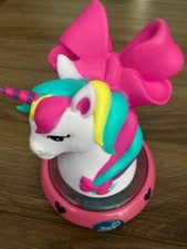 JoJo Siwa Night Light - Pink Unicorn with Bow, Children's Girls Room Decor LED