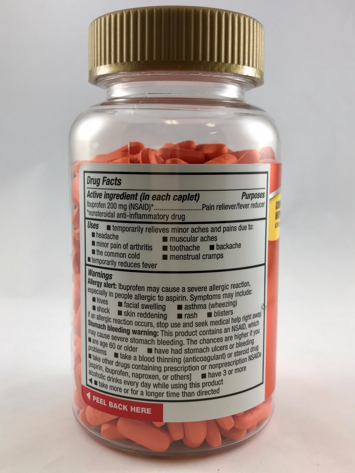 Kirkland Ibuprofen IB Tablets 200mg NSAID Pain/Fever 500 Caplets eBay