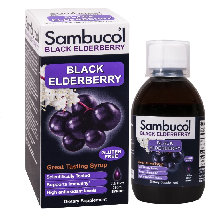SAMBUCOL SAÚCO NEGRO ORIGINAL 7,8 OZ - Caducado 11/2024 Foto 2 de 4
