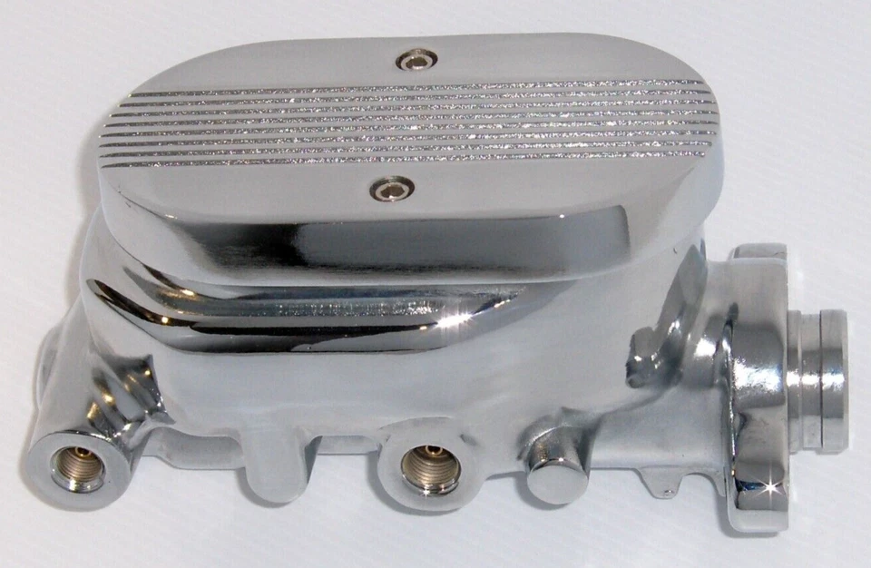 All CHROME 1964-72 Oldsmobile 442 Cutlass 1" GM Master Cylinder 9" Brake Booster - Image 2 of 3