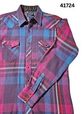 Wrangler Cowboy Cut Regular Fit X-Long Tails Polyester WoolShirt Mens 16.5 X 36