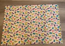 Kitty Cat Receiving Flannel Blanket - Unisex. Approximately 29 X 40 Inches.