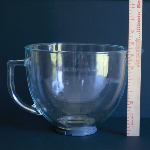 Kitchenaid 5 Qt Mezclador Caño Mango Vidrio Transparente W10154769 W10220977 - Imagen 4 de 8