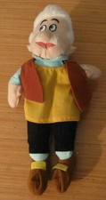 Disney Geppetto Mini Bean Bag Stuffed Beanie