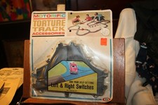 Ideal 1965 MOTORIFIC Slot Car Torture Track Sealed On Card Left Right Switches