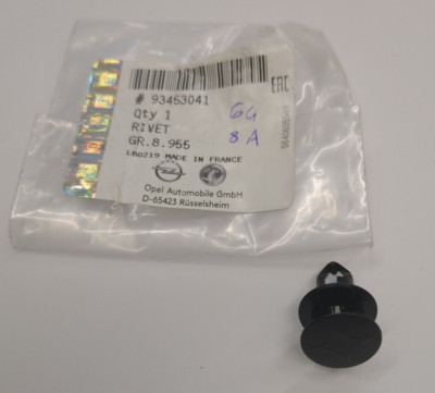 1 x Neu Original GM Vauxhall Opel Verkleidung Clip Klemme 93453041