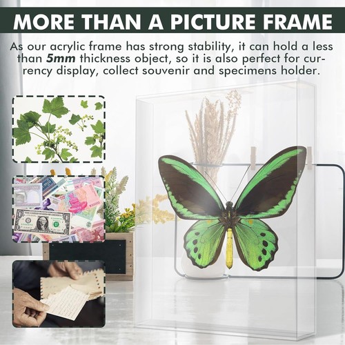 Lot 2-6 PK Koala Acrylic Photo Picture Frames 4x6 Desktop Self Standing Clear - 第 5/8 張圖片