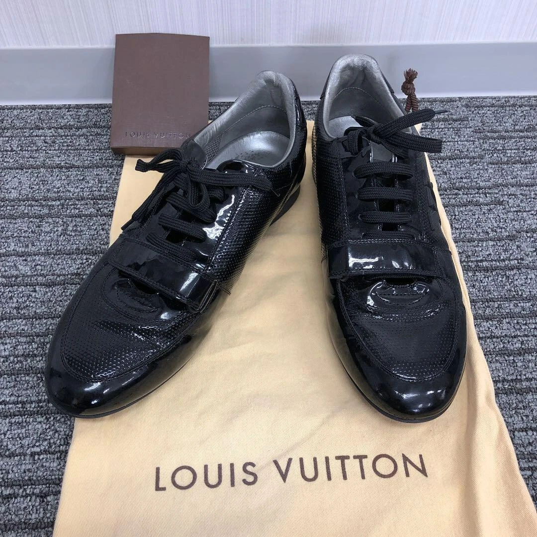 LOUIS VUITTON Sneakers Shoes Size 6.5 Authentic Men Used from Japan