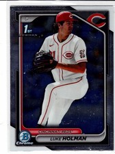 Luke Holman Cincinnati Reds  2024 Bowman Chrome Draft 1st Bowman