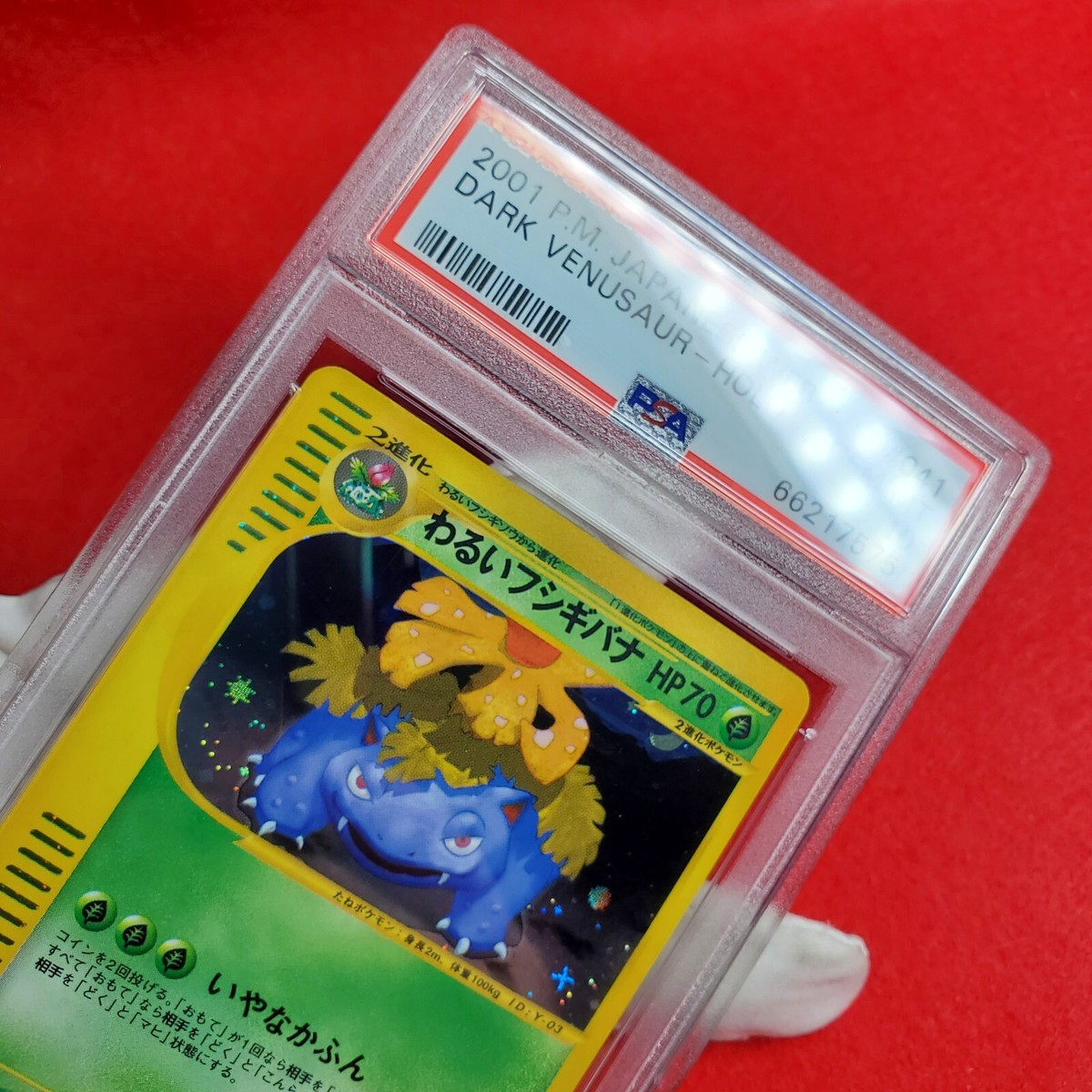 PSA 10 GEM MINT Pokemon Card 2001 Japanese Web Dark Venusaur Holo