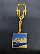 PATMOS souvenirs metal key-ring key-chain