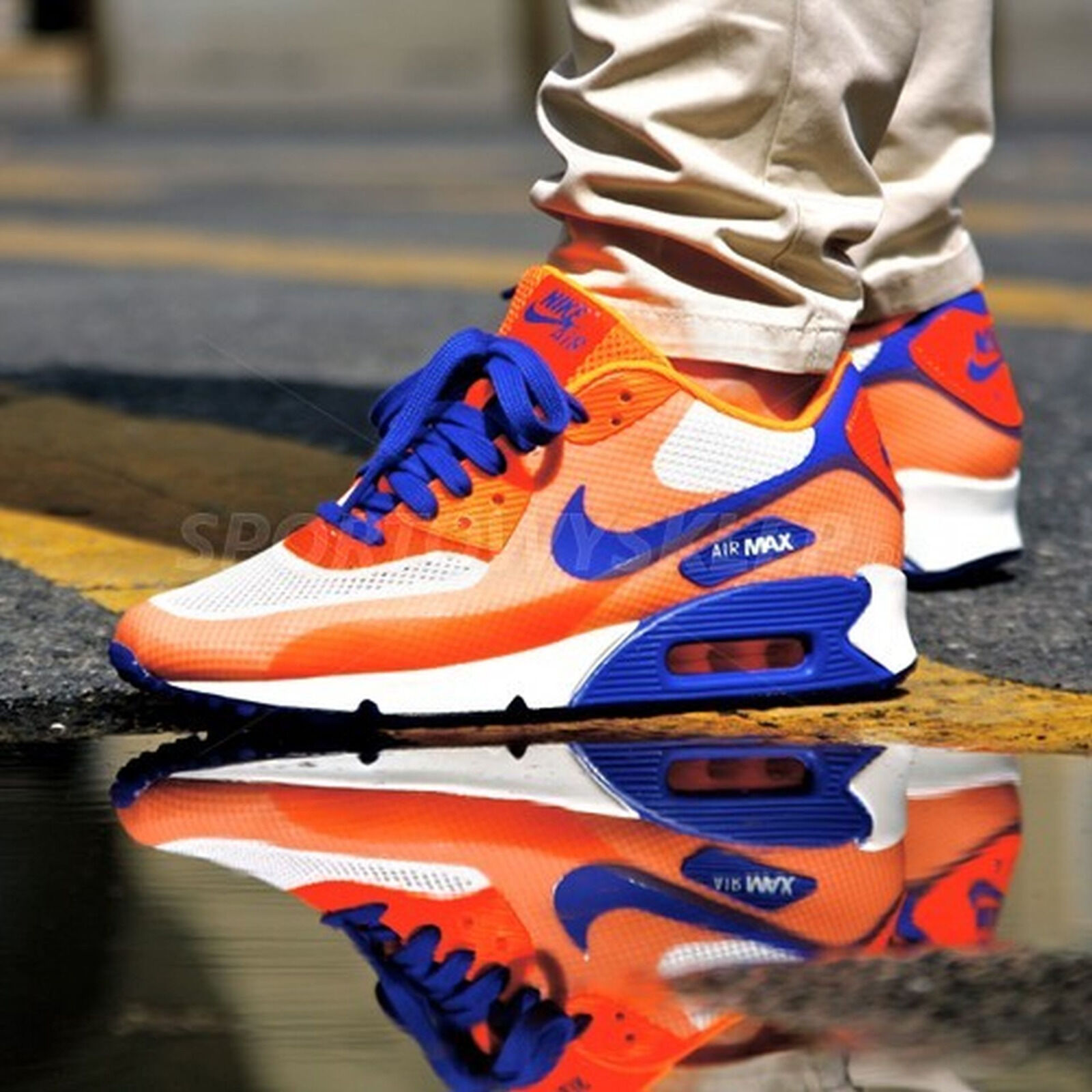 blue nike air max 90 hyperfuse