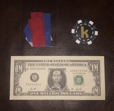 The Killers VIP Poker Chip & The Man Money Mark 2024 Hot Fuss Las Vegas RARE!