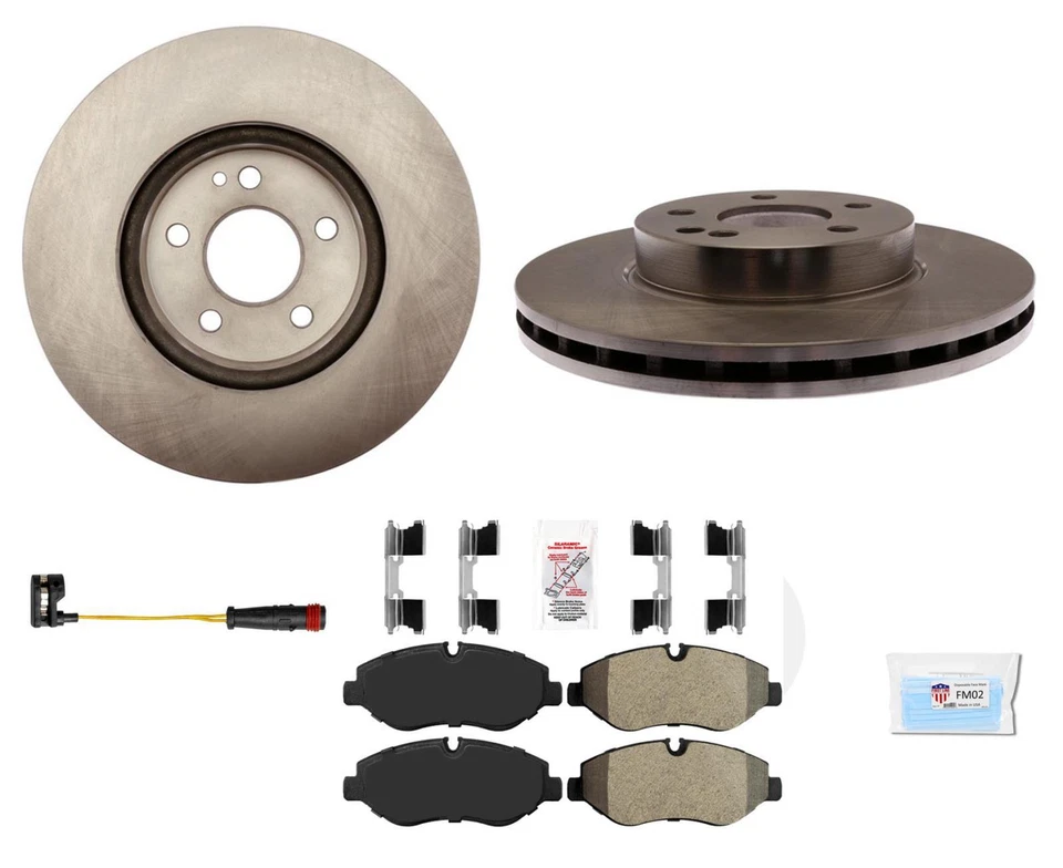 Pastillas de rotores de freno de carbono delanteros y traseros para Mercedes Benz Metris 16-21 Foto 2 de 4