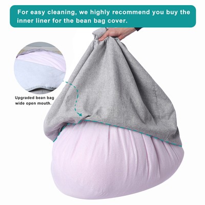 Comfy Chair Bean Bag Inner Liner Replacement Washable Polyester