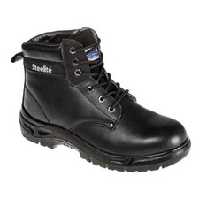 Image of Portwest Steelite S3 Safety Boots Black Size 10