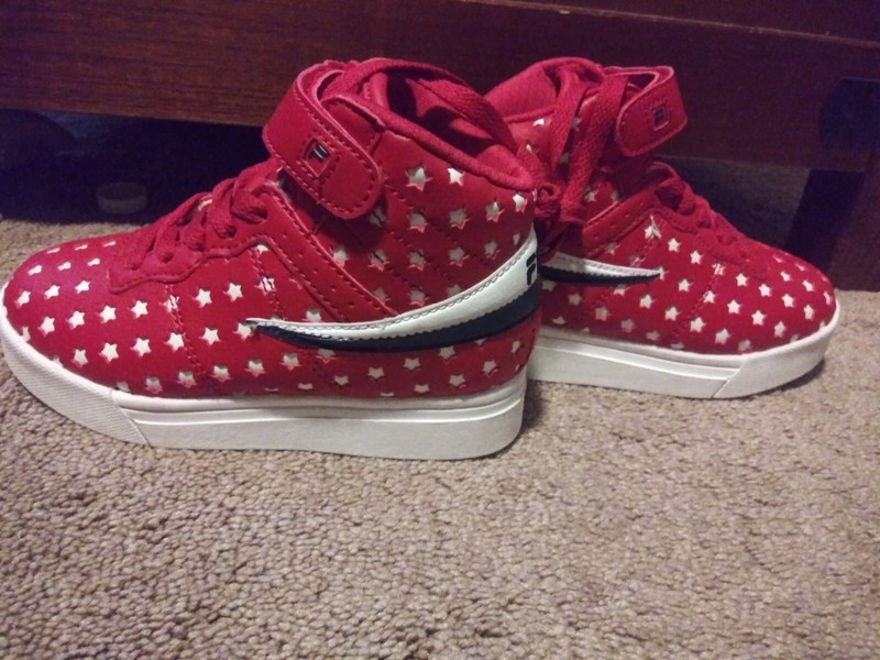 Girl Toddler Fila High Top Athletic Shoes * Size 11 * Brand New Without Box!