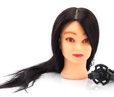 50 % REAL HUMAN HAIR COSMETOLOGY TRAINING MANNEQUIN HEAD