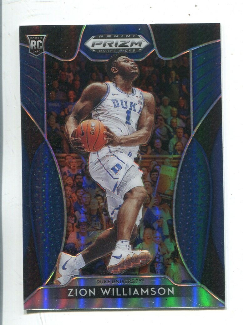 Zion Williamson 2019-20 Panini Prizm #1 Draft Picks Blue RC Rookie