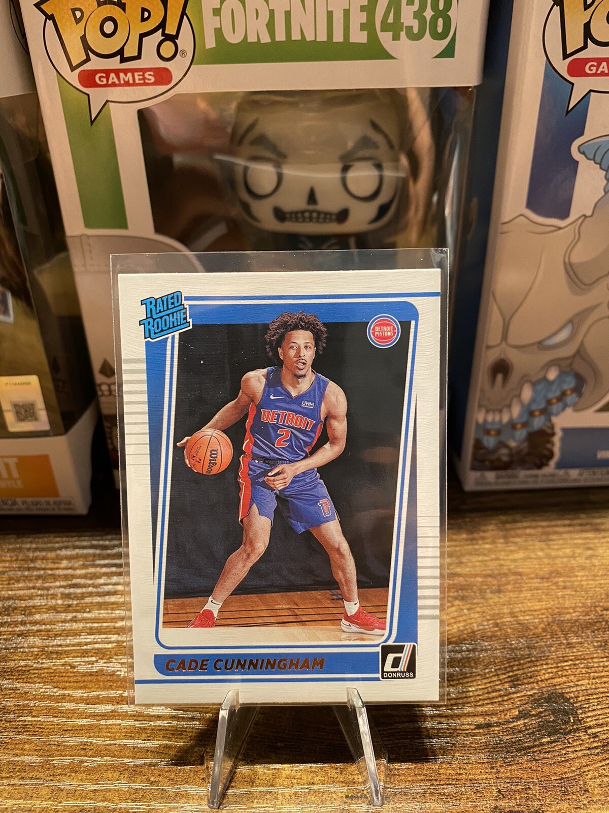CADE CUNNINGHAM 2021-22 Panini Donruss Rated Rookie RC #211 Detroit Pistons