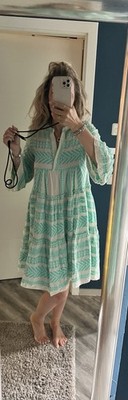 Devotion XS 36schmale 38 Tunika Longbluse Hängerchen Kleid Ethno Azteken