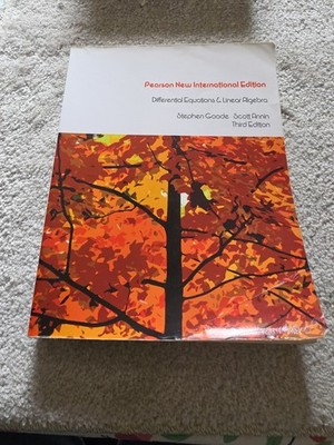 Differential Equations and Linear Algebra: Pearson New International Edition by