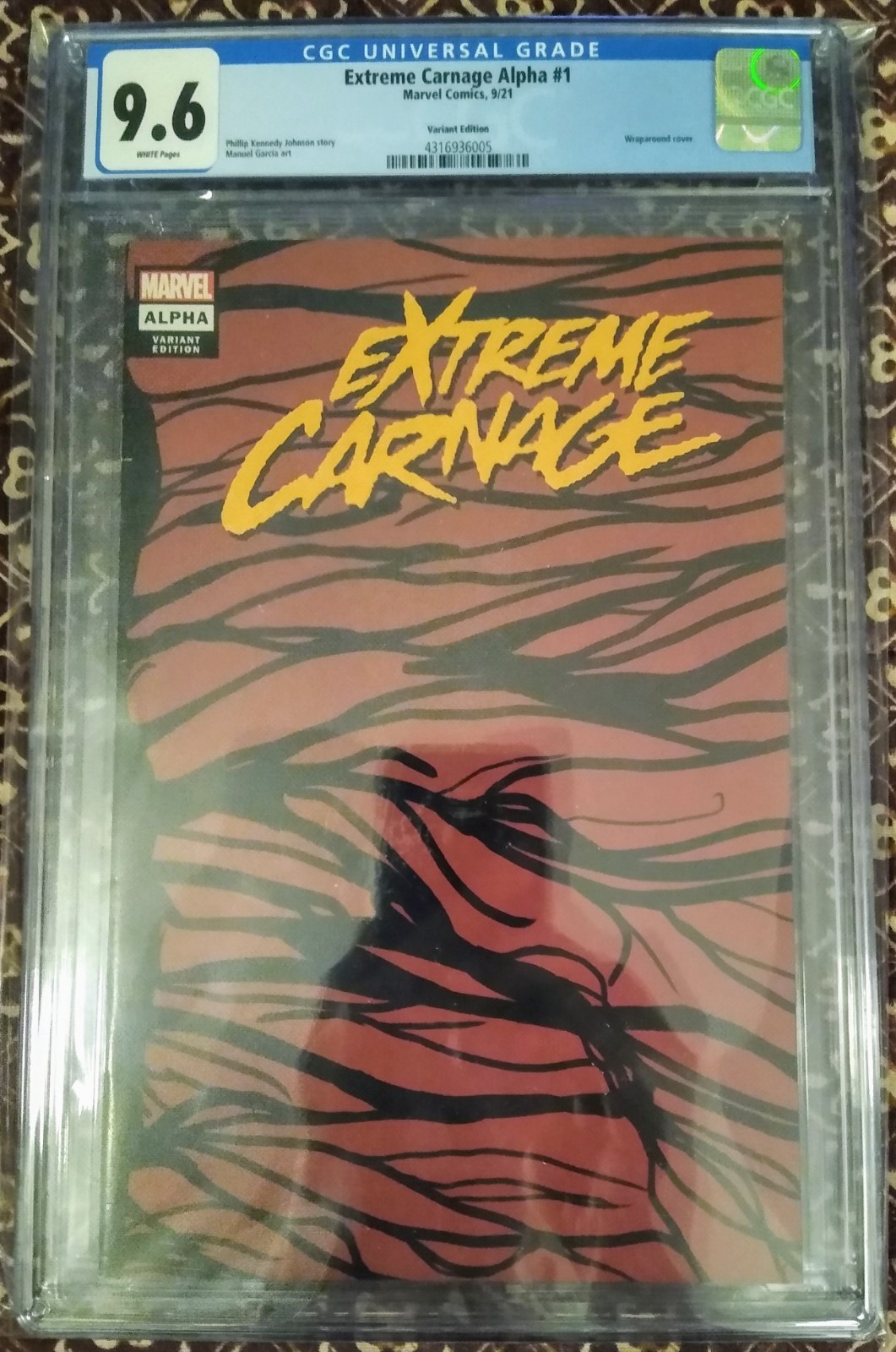 Extreme Carnage Parts 1-8 (2021 Complete Symbiote Wraparound Variant Set) ✨CGC✨
