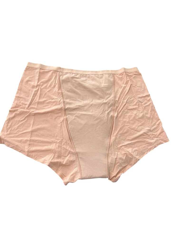Shear Protection Leak Resistant Boyshort Size 2X Beige Tan Underwear Intimate - Image 2 of 4
