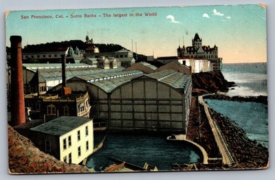 1900s Sutro Baths San Francisco CA Postcard