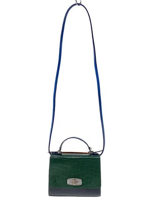 TOGA PULLA Shoulder Bag Leather GRN TOGA PULLA