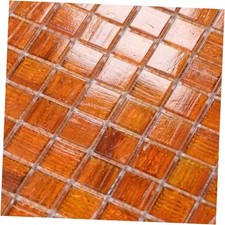 11.5sqft Mosaic Floor and Wall Tile for Bathroom, Kitchen Backsplash, Orange