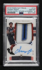 2019-20 National Treasures FOTL Stars & Stripes 24/30 Chuma Okeke Patch Auto ob9