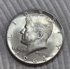 1964 P Kennedy Silver Half Dollar. Estimated Uncirculated 64. A0850.