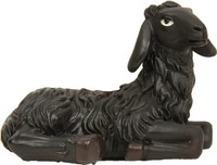 Krippenfigur Schaf Liegend 3,2 Cm Polyresin FüR 11-13 Cm Figuren