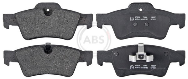 A.B.S. Bremsbelagsatz Scheibenbremse 37509 FüR GL W251 Mercedes V251 Klasse W164-image