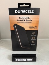 Image of Duracell Power Bank - 10000 MAH - Slimline - Can Charge 2 Devices at Once