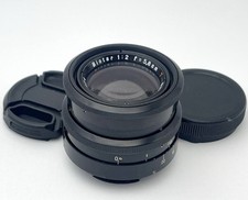 Rare Carl Zeiss Jena Biotar f/2 58mm Red T Lens Exakta Mount 17-blades