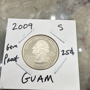 2009-S Guam US Territories Quarter 25C Proof San Francisco Mint