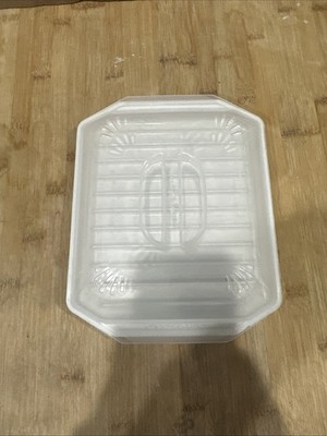 Nordic Ware Compact Bacon Rack Tray with Lid 104-11 Freeze Heat Serve*